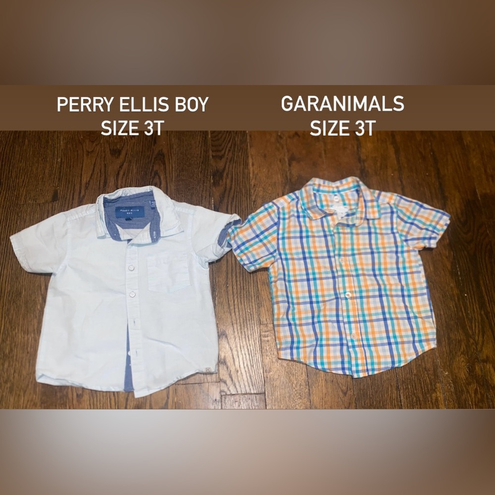 ❌SOLD ON MERCARI❌ toddler boy button up shirts, SIZE 3T